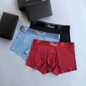 Dior Men's Fashion Solid Color Briefs Boxer Briefs-2379