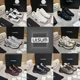 CHANEL Leather Fashion Lace-Up Low-Top Lifestyle Shoes-2905